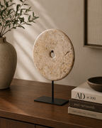 Zoro Small Speckled Marble Round Disc 20cm
