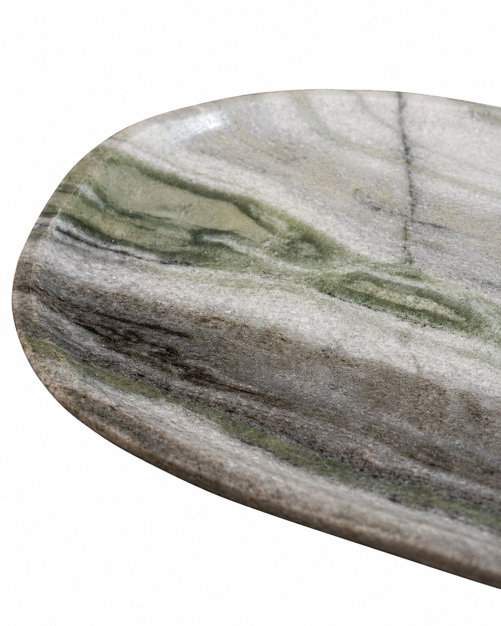 Kiara Black and White Oval Plate
