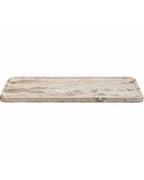 Kiara Plate Beige Marble