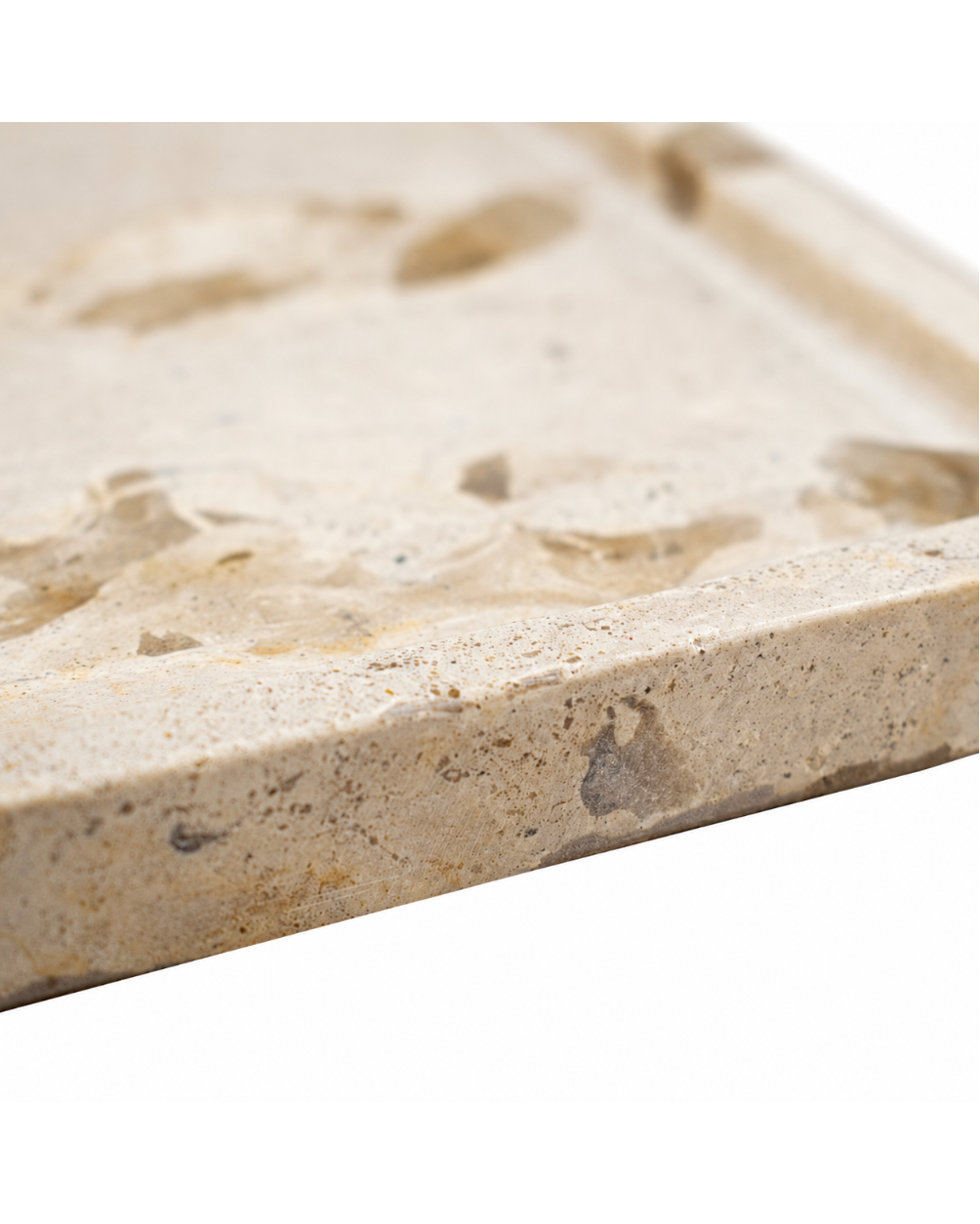 Kiara Plate Beige Marble