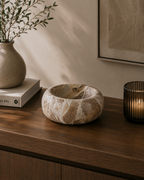 Santino Chocolate Marble Trinket Bowl