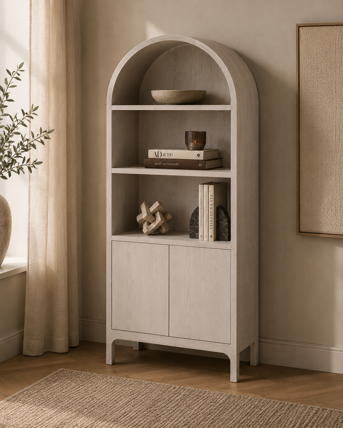 Arch Top Display Cabinet