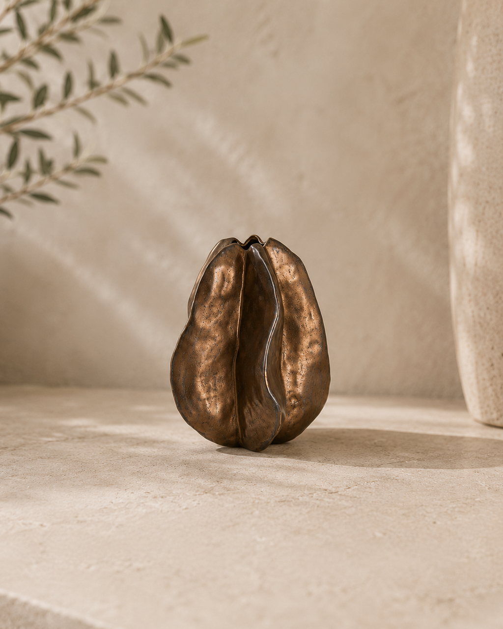 Idrua Small Vase - Matt Copper