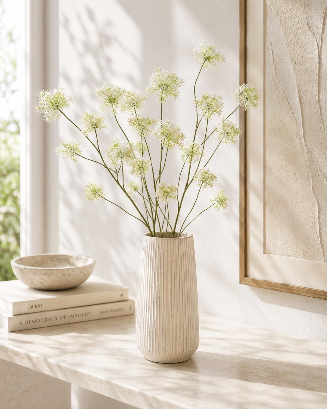 Faux Queen Anne's Lace Stem