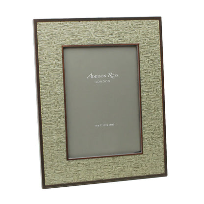 Sophie Paterson Rattan Frame 8x10" - Moss Green