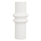 Fabia White Ceramic Vase