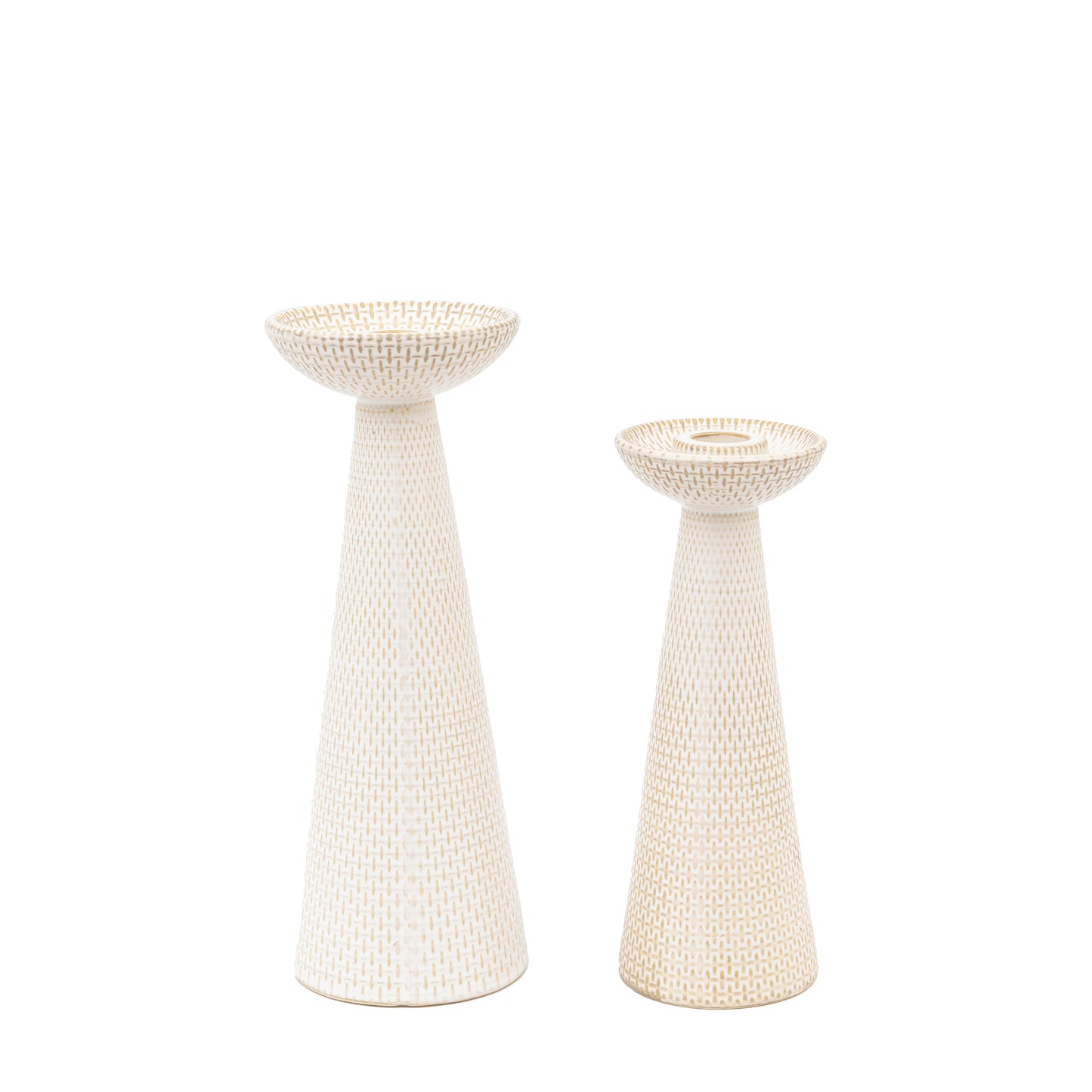 Porto Ceramic Candlesticks