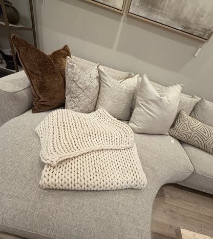 Chunky Knit Throw
