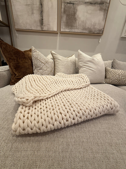 Chunky Knit Throw