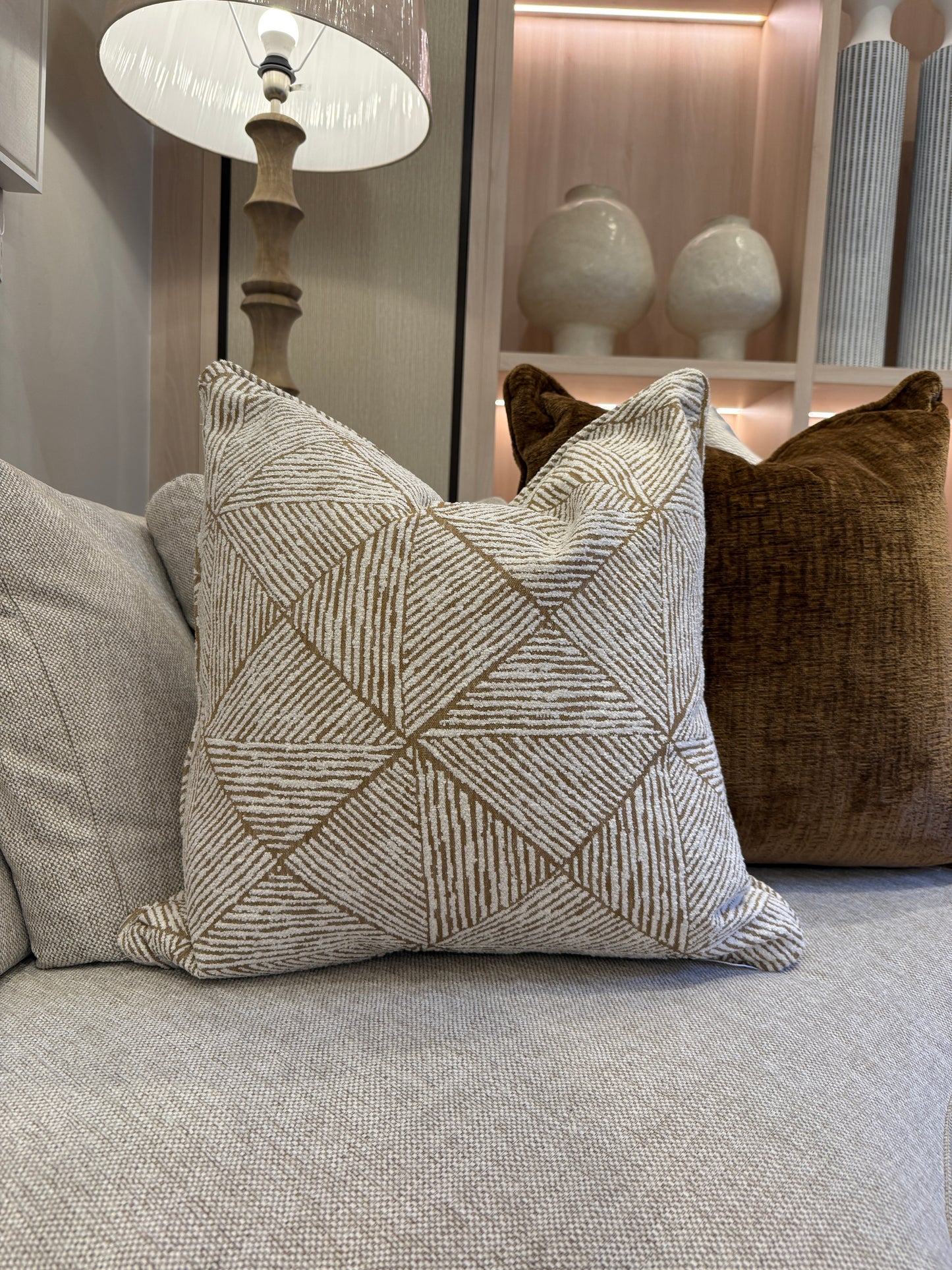 Cast Home Bespoke 22" Kaden Butterscotch Cushion