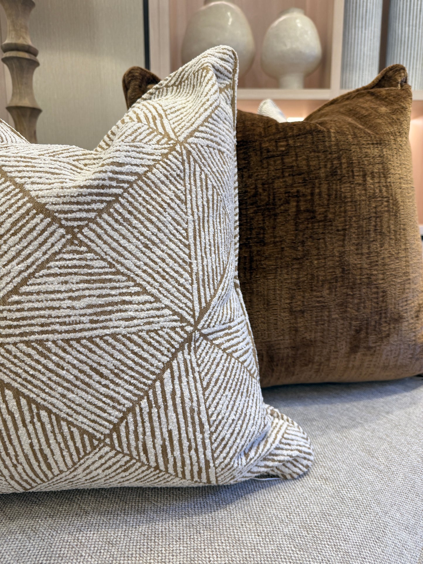 Cast Home Bespoke 22" Kaden Butterscotch Cushion