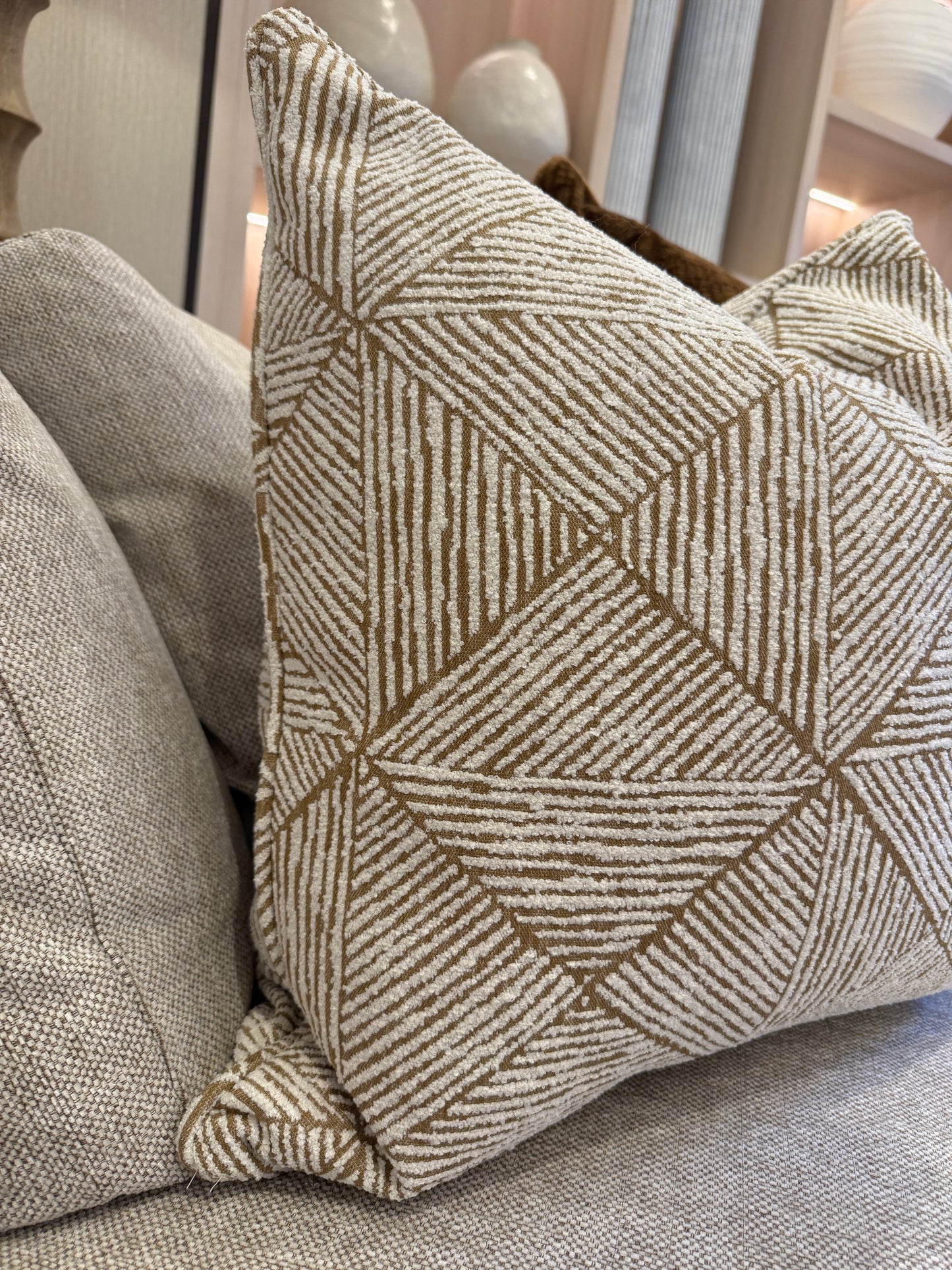 Cast Home Bespoke 22" Kaden Butterscotch Cushion