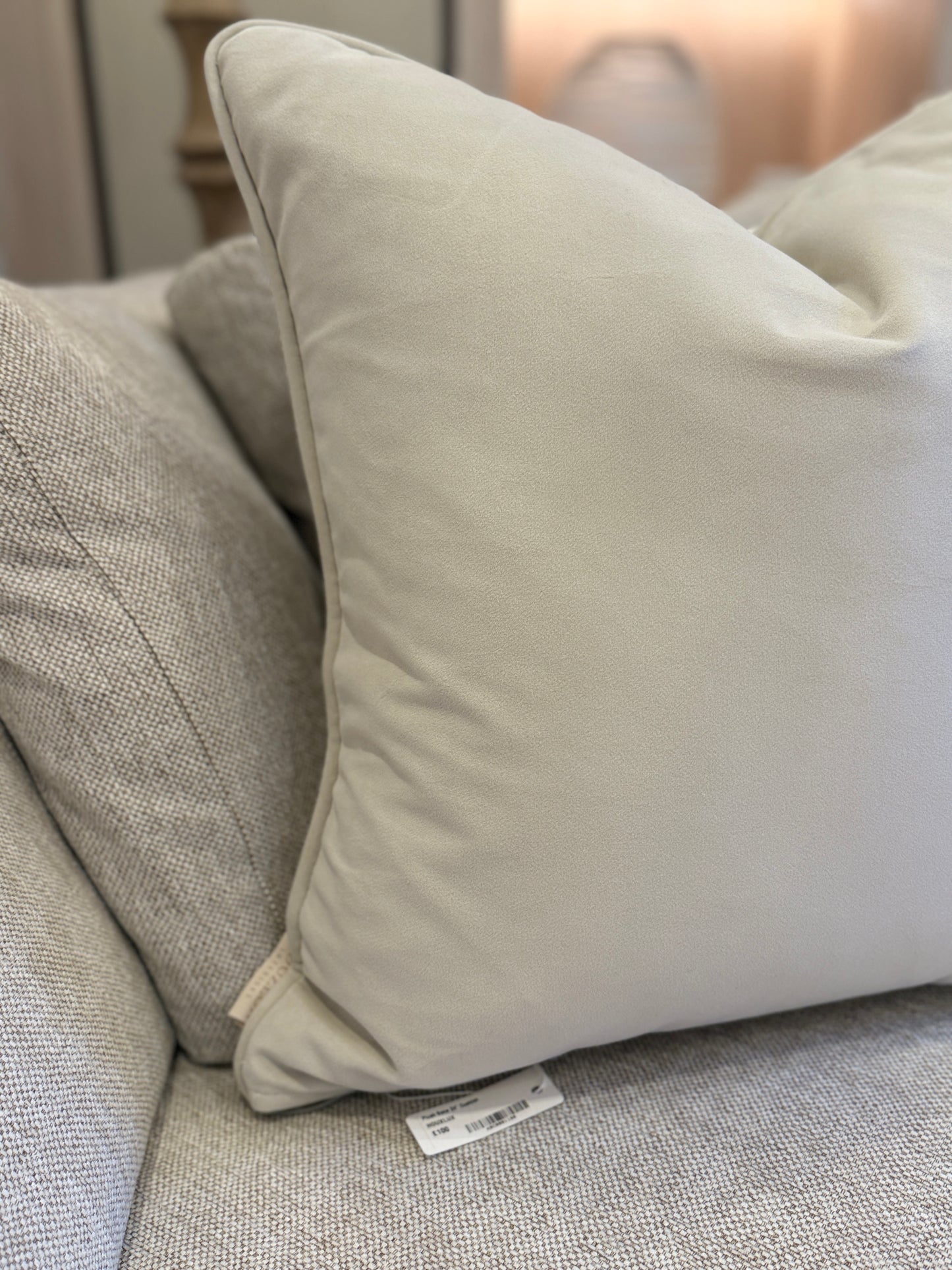 Plush Cushion - Bone  60cm