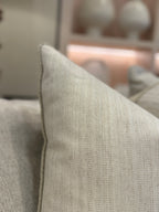 Oatmeal and Plain Back Cushion - 60cm