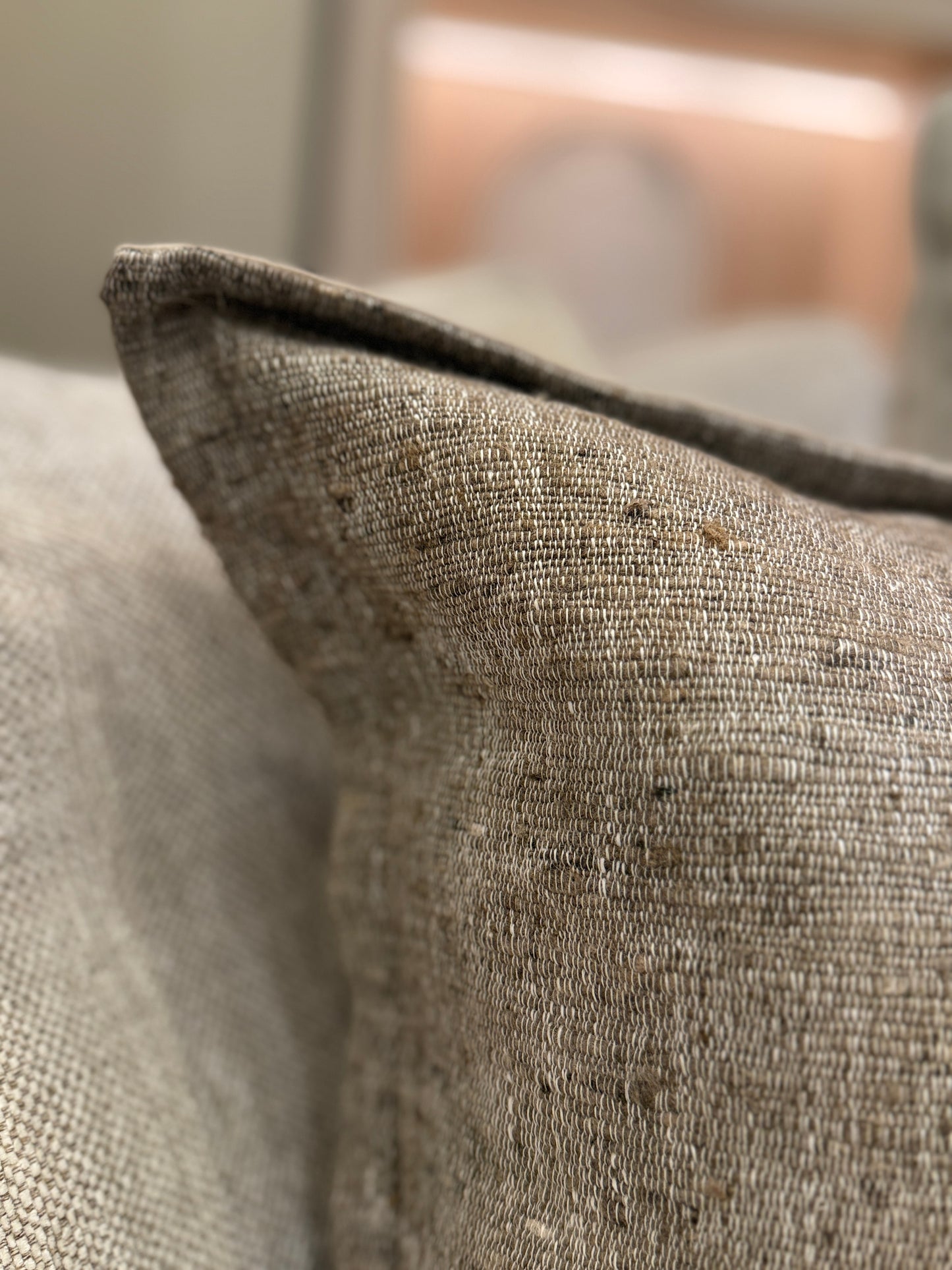 Natural Raw Silk Cushion