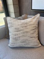 Bespoke Tufty Chenille Broken Stripe 22" Cushion