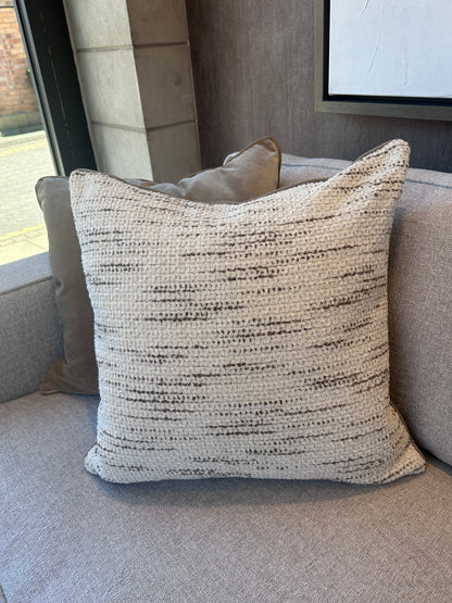 Bespoke Tufty Chenille Broken Stripe 22" Cushion