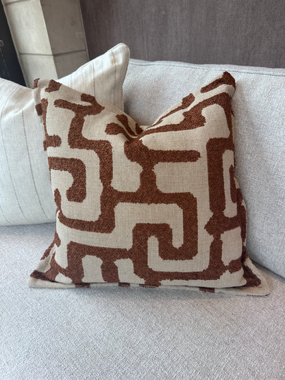 Moremi Tuscan Oxford Edge Bespoke Cushion - 22"