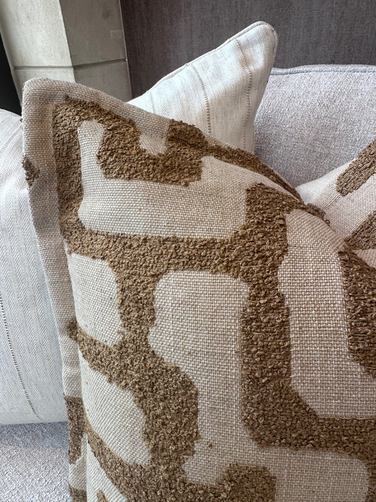 Moremi Desert Oxford Edge Bespoke Cushion - 22"