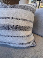 Bespoke Tibidabo Cream & Mocha Cushion 22"