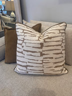 Muro Camel Gold Thread Cushion 22"