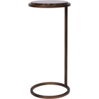 Iota Accent Table Brown Emperador