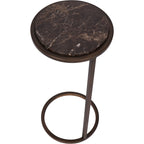 Iota Accent Table Brown Emperador