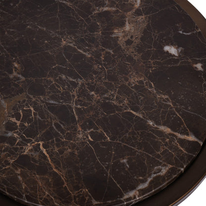Iota Accent Table Brown Emperador
