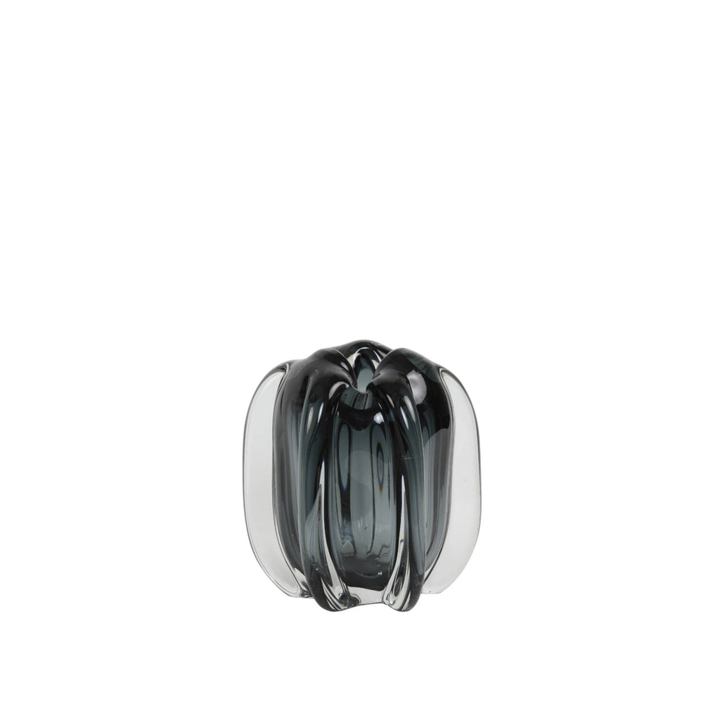 Murela 14.5x16cm Grey Glass Vase