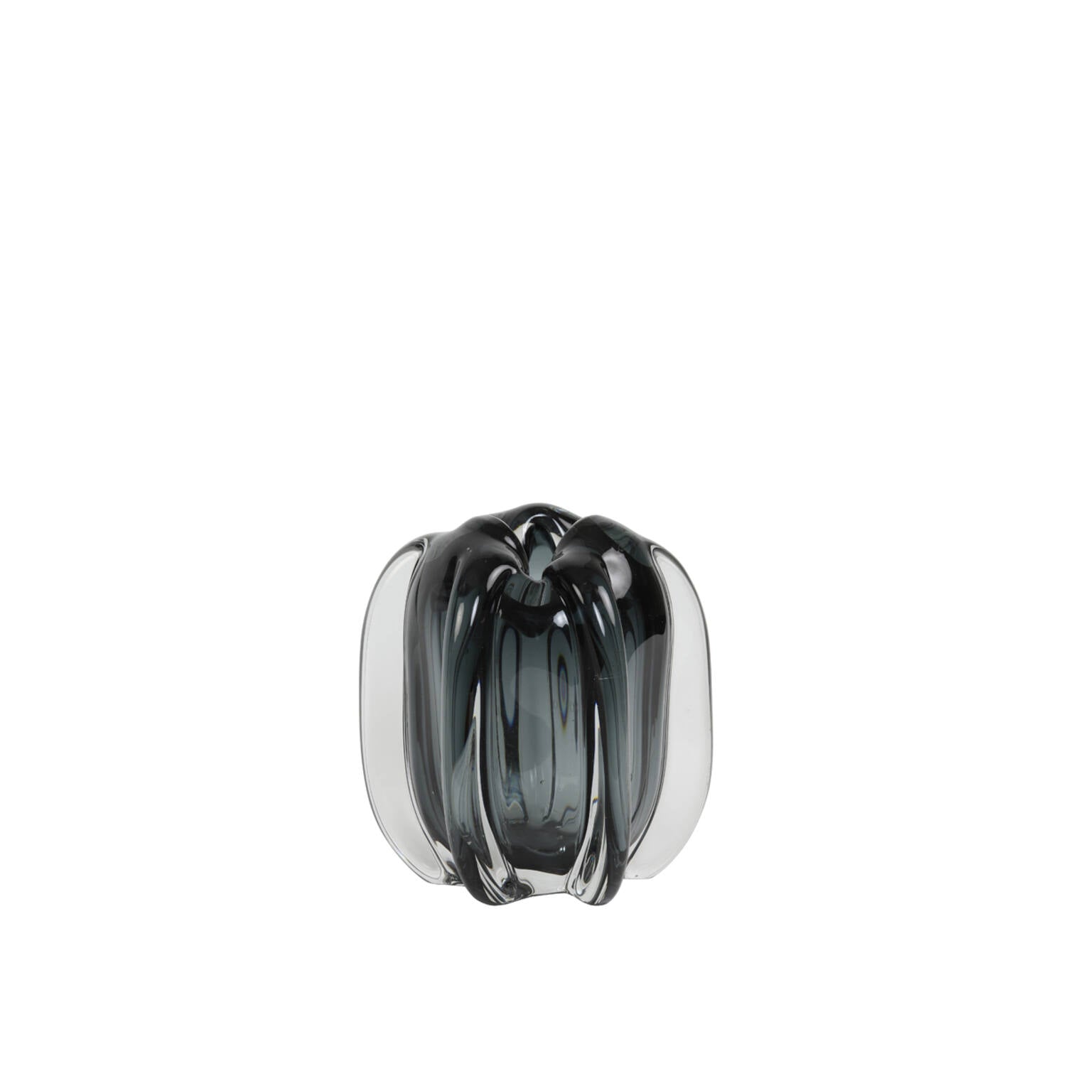 Murela 14.5x16cm Grey Glass Vase