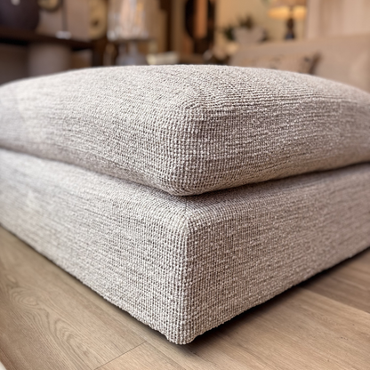 Textured Weave Christy Ottoman