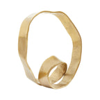 Prato Gold Finish Twist Sculpture
