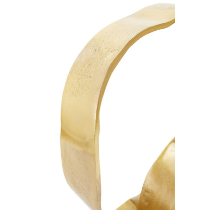 Prato Gold Finish Twist Sculpture