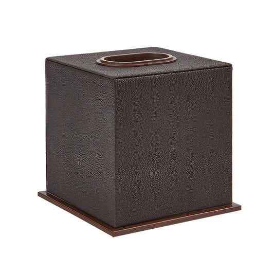 Sophie Paterson Anthracite Shagreen Tissue Box