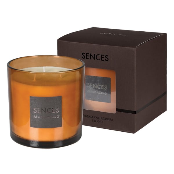 Large Amber 3 wick Candle