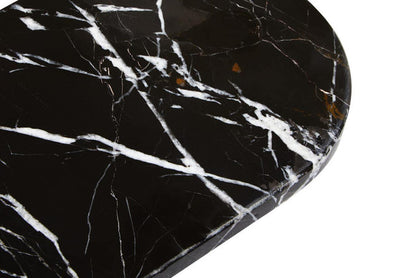 Salmo Oval Black Marble Chopping and Serving Board