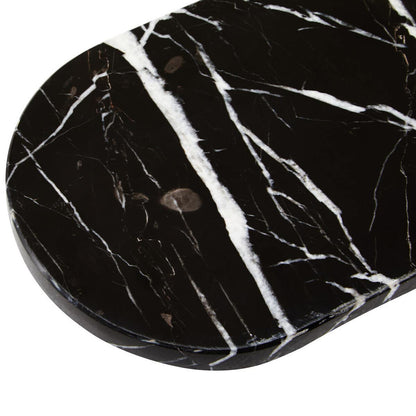 Salmo Oval Black Marble Chopping and Serving Board