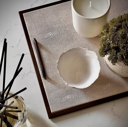 Sophie Paterson Ecru Shagreen Tray