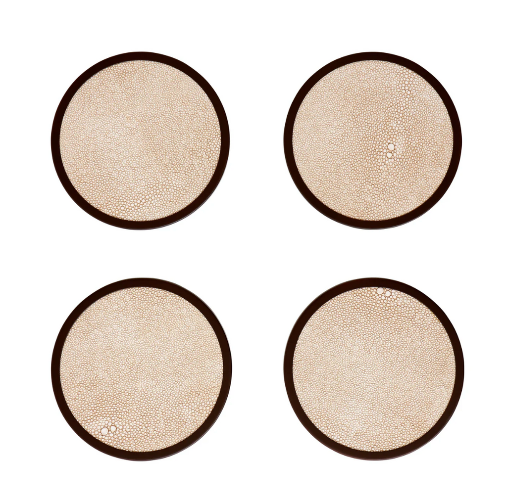 Sophie Paterson Ecru Coasters - Set of 4