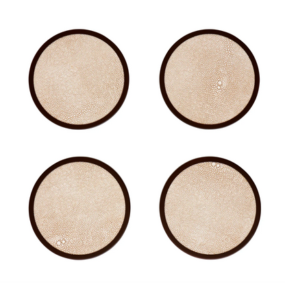 Sophie Paterson Ecru Coasters - Set of 4