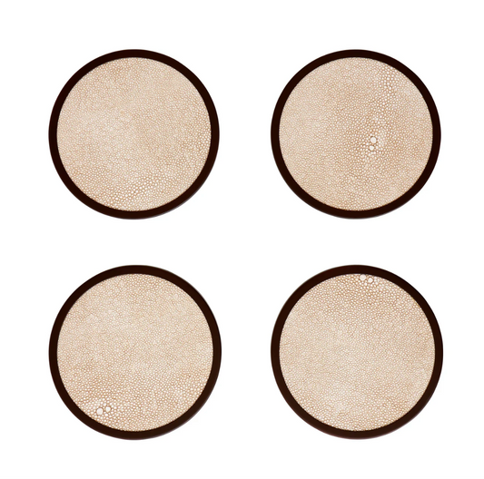 Sophie Paterson Ecru Coasters - Set of 4