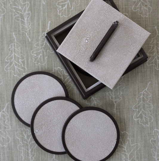 Sophie Paterson Ecru Coasters - Set of 4
