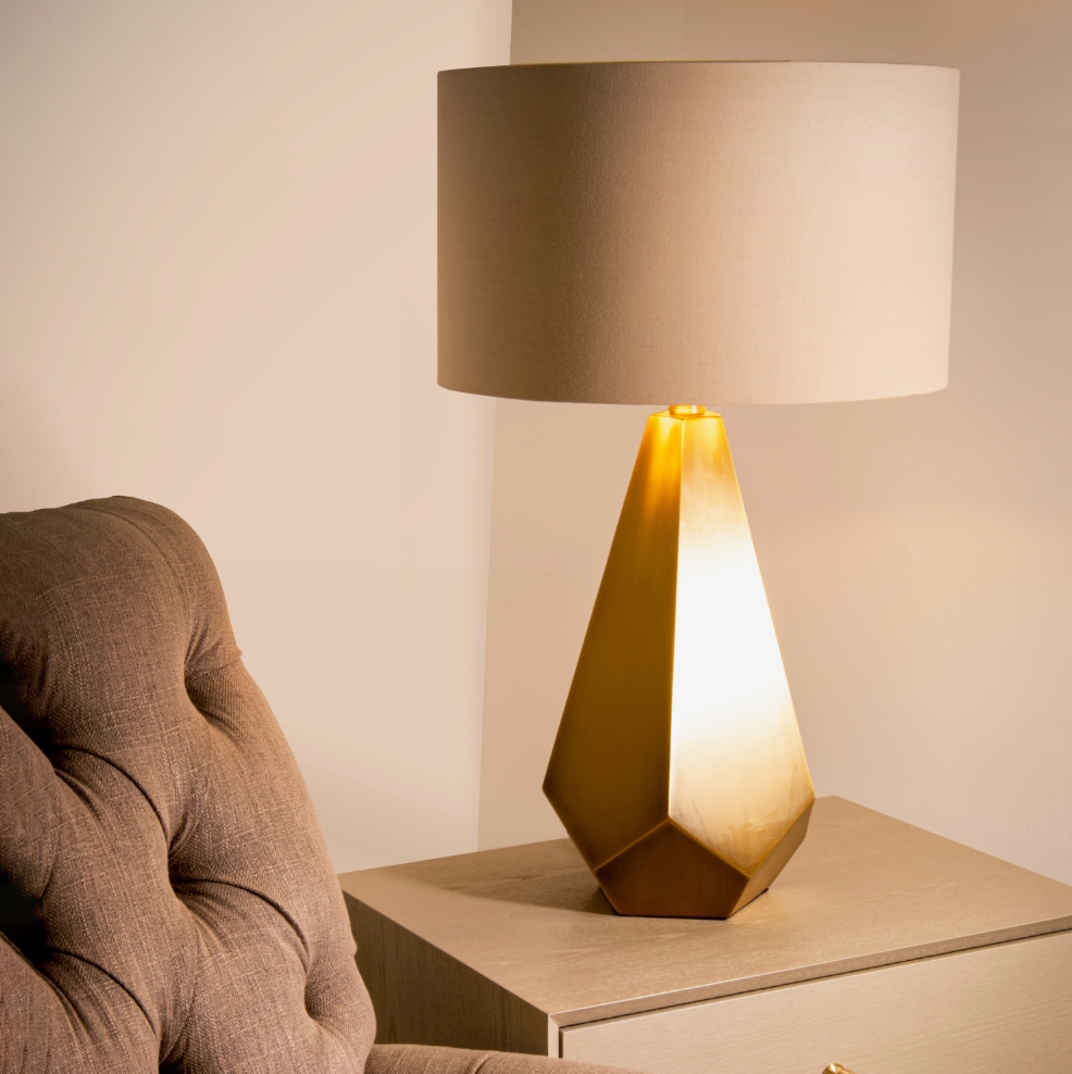 Agato Brass Table Lamp