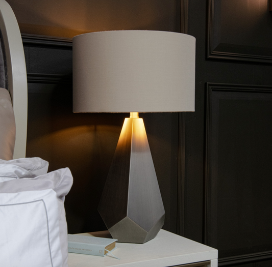 Agato Gunmetal Table Lamp