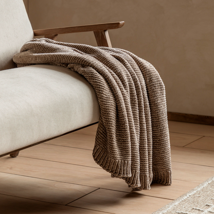 Chunky Chenille Throw