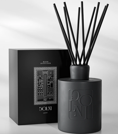 Dolni Extra Large Black Ceramic Rodí Noir Reed Diffuser