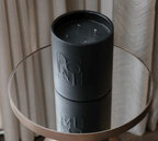 Dolni XL Black Ceramic 2200g Tuberose & Sandalwood Candle