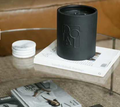 Dolni XL Black Ceramic 2200g Tuberose & Sandalwood Candle