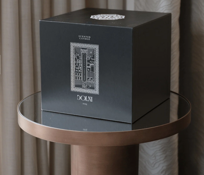 Dolni XL Black Ceramic 2200g Tuberose & Sandalwood Candle