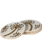 Palm Bead Coasters - Set of 4